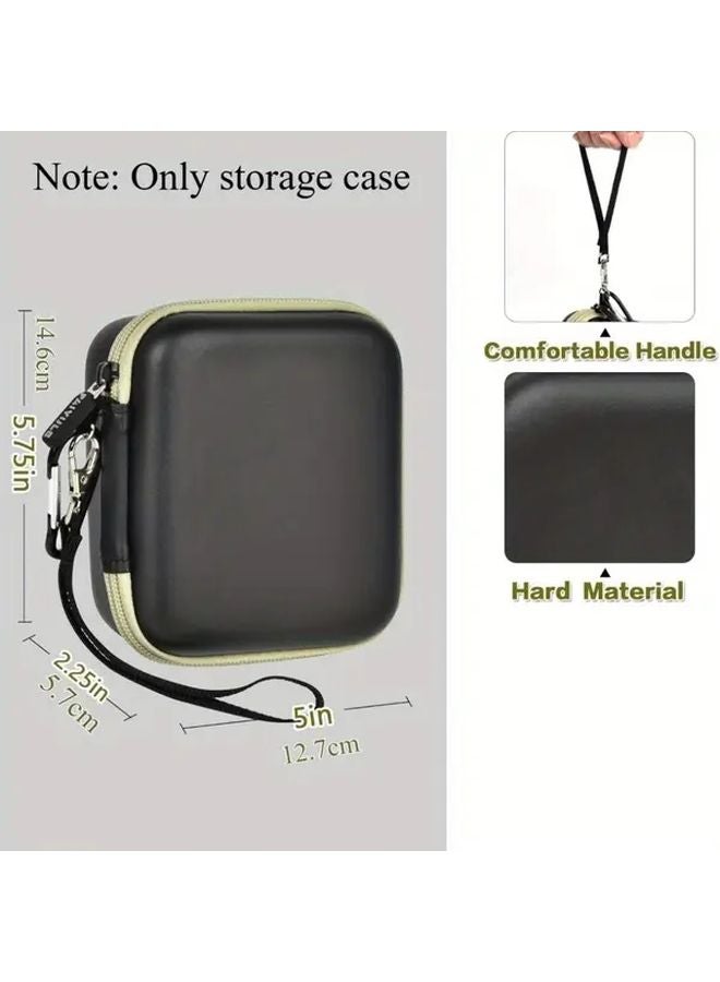 Garmin Xero C1 Pro Compact Chronograph Case EVA Storage Bag With USB Charging Port Black Brown - Image 2